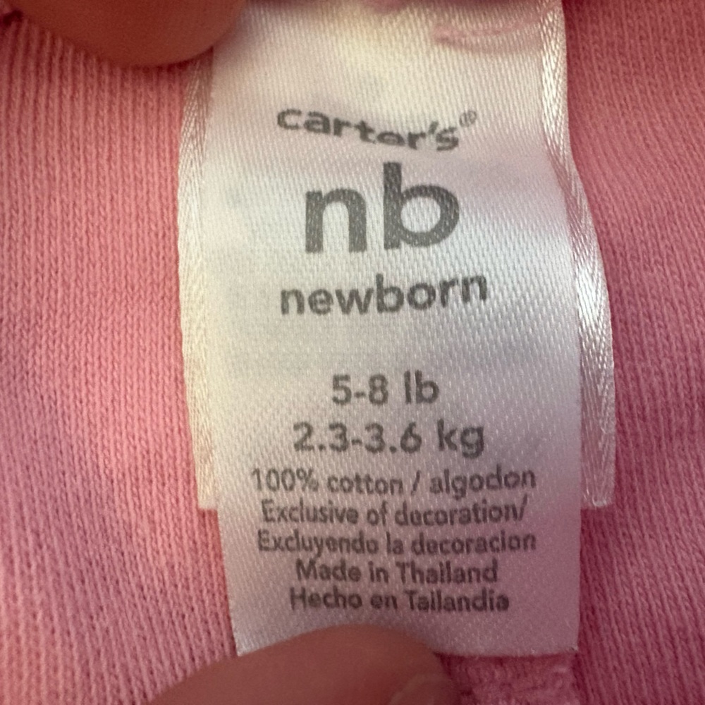 Carter's Newborn three pants